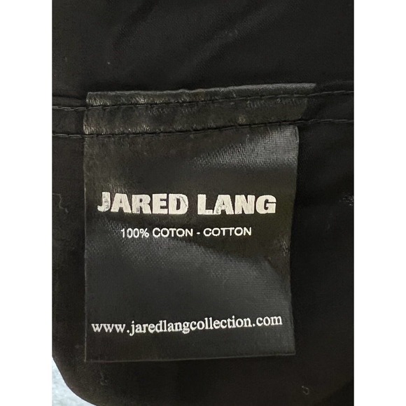 Jared Lang Contrast Cuff Racing Comic Strip Shirt Mens Medium Black Button Up - Picture 4 of 11